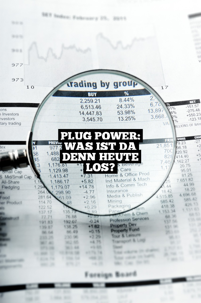 Plug Power Was ist da denn heute los?