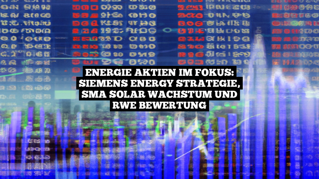 Energie Aktien im Fokus Siemens Energy Strategie, SMA Solar Wachstum